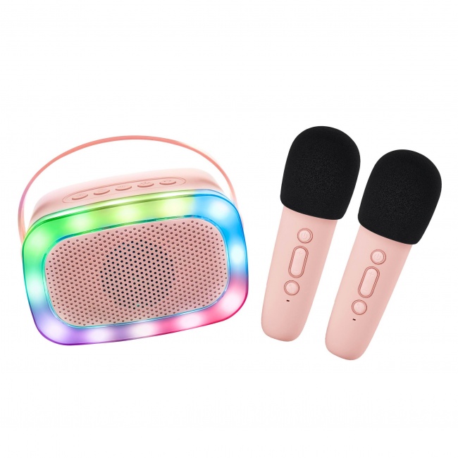 Party karaoke z dwoma mikrofonami Lalarma - Rose