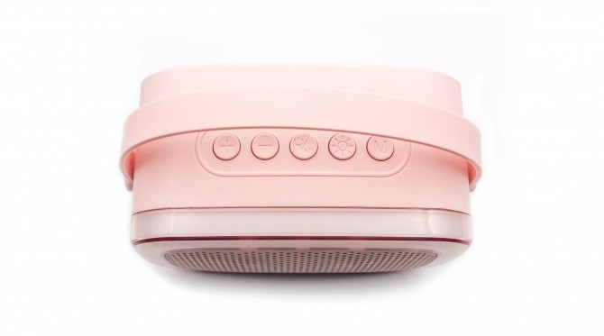 Mikrofon do śpiewania z głośnikiem Lalarma róż