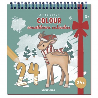Kolorowanka Little Dutch - kalendarz adwentowy