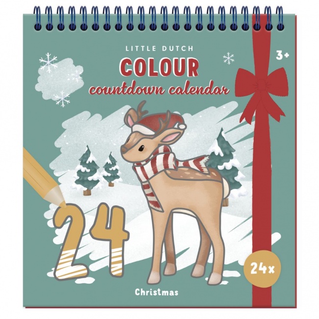 Kolorowanka Little Dutch - kalendarz adwentowy