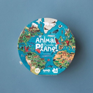 Puzzle z grą obserwacyjną Londji - Animal Planet 70 el.