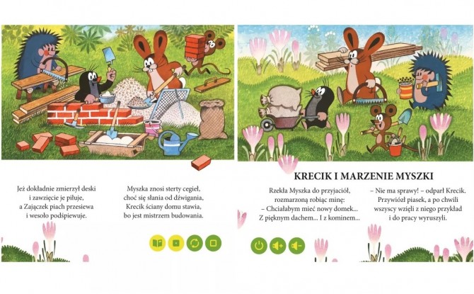 Książka dźwiękowa Albi Krecikowe opowiastki