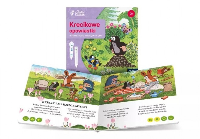 Interaktywna książka Albik Czytaj z Albikiem Krecikowe opowiastki