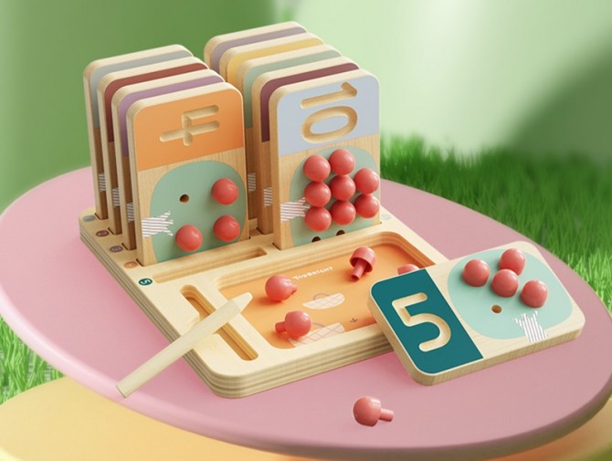 Zabawka do nauki działań matematycznych TOPBRIGHT Montessori