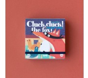 Gra rodzinna wersja kieszonkowa Cluck, cluck! Fox! Londji - Puk Puk, tu lisek!