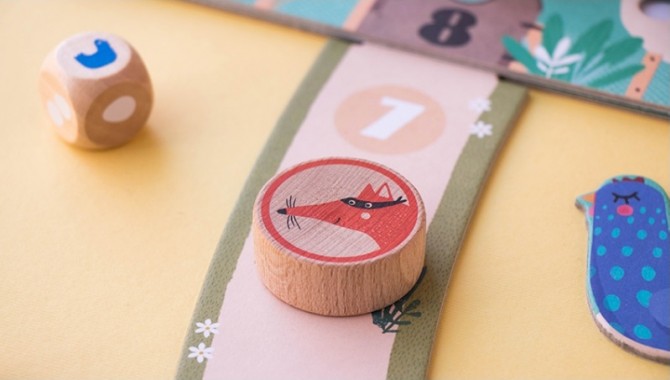 Gra rodzinna wersja kieszonkowa Cluck, cluck! Fox! Londji - Puk Puk, tu lisek!