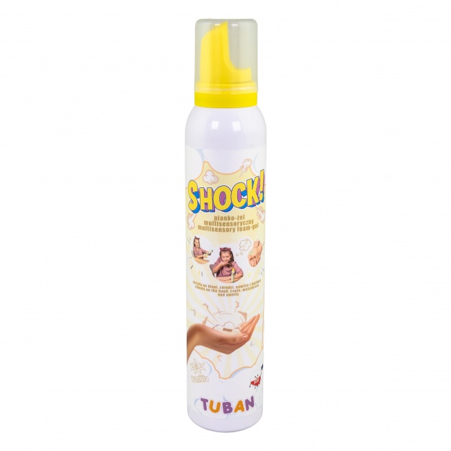 Multisensoryczny pianko-żel SHOCK! TUBAN - Wanilia 200 ml