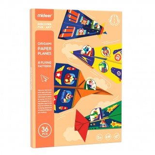 Origami z naklejkami mideer - Papierowe samoloty
