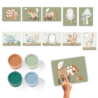 Zestaw do malowania palcami Little Dutch - Forest Friends