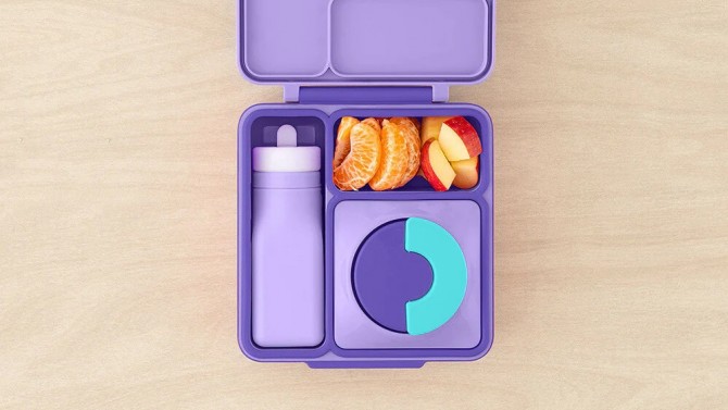 Bidon do lunchboxa Omie Bottle fioletowa