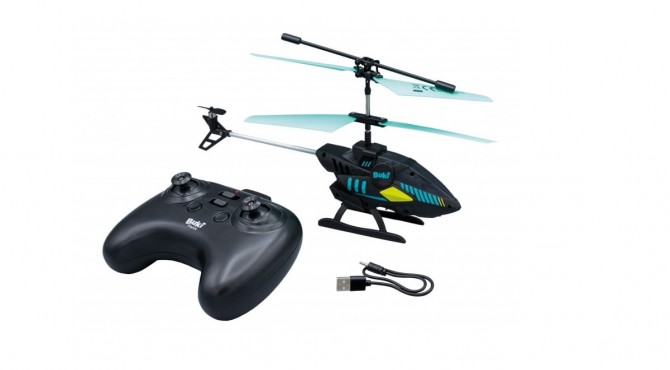 Helikopter z pilotem zdalnie sterowany Buki czarny