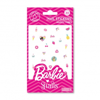 Naklejki na paznokcie dla dzieci Barbie Snails - Happy Vibes