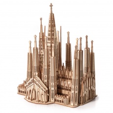 Drewniane Puzzle Model 3D Little Story - Sagrada Familia