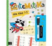 Książka "Matematyka dla klas 1-3 ścieralny pisak" Wydawnictwo Aksjomat