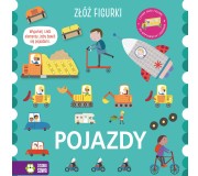 Książka "Złóż figurki. Pojazdy" wydawnictwo Zielona Sowa