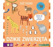 Książka "Złóż figurki. Dzikie zwierzęta" wydawnictwo Zielona Sowa