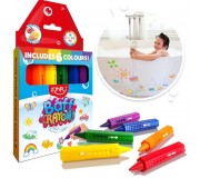 Kredki do kąpieli Zimpli Kids - malowanie wanny 6 kolorów
