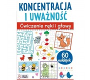 Książka "Koncentracja i uważność. Ćwiczenia ręki i głowy" Wydawnictwo Bookolika