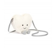 Pluszowa torebka na ramię Jellycat - Serce Kremowe