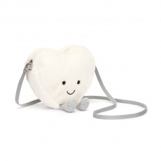 Pluszowa torebka na ramię Jellycat - Serce Kremowe