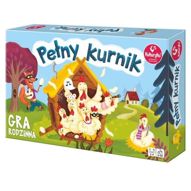 Gra rodzinna Kukuryku - Pełny Kurnik