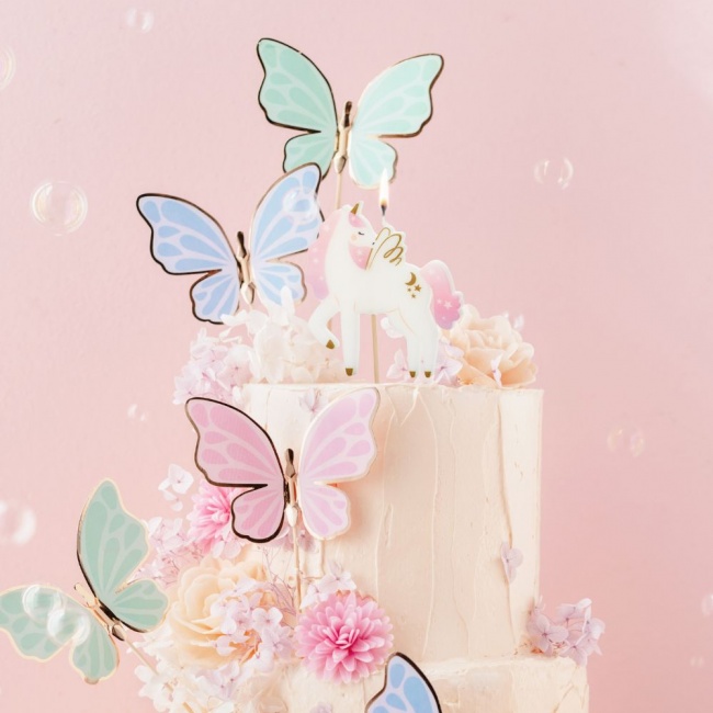 Świeczka urodzinowa Party Deco 9 cm - Jednorożec 1 szt.
