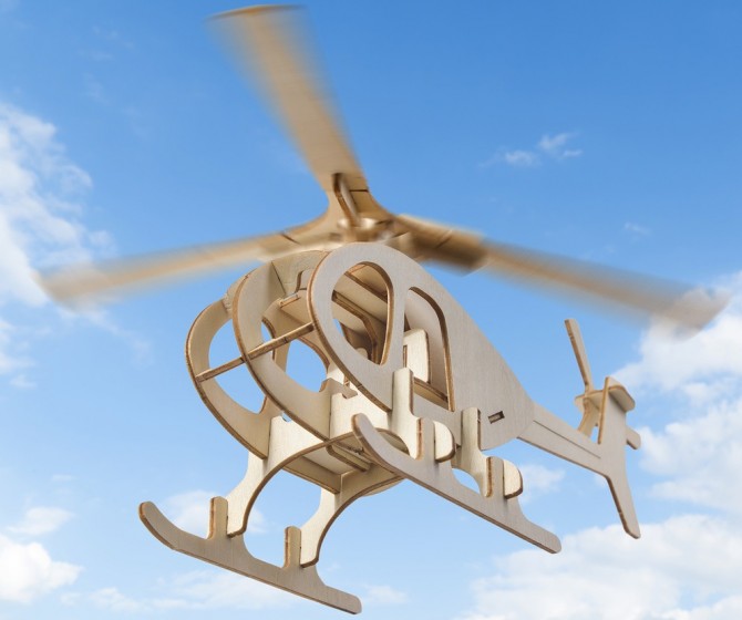 Model 3D do składania marki Little Story Helikopter