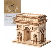 Drewniane Puzzle Model 3D Little Story - Łuk Triumfalny