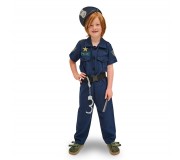 Strój Policjant Party Deco - rozmiar 96-116 cm (3-6 lat)