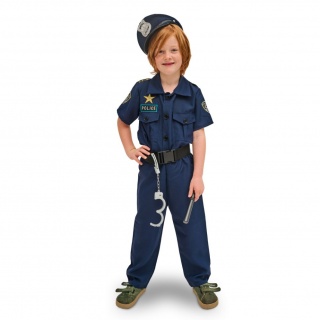 Strój Policjant Party Deco - rozmiar 116-128 cm (5-8 lat)