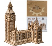 Drewniane Puzzle Model 3D Little Story - Big Ben