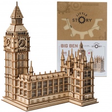 Drewniane Puzzle Model 3D Little Story - Big Ben