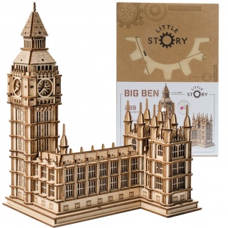 Drewniane Puzzle Model 3D Little Story - Big Ben