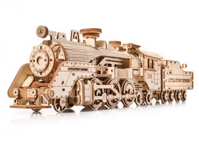 Model 3D do składania marki Little Story - Lokomotywa