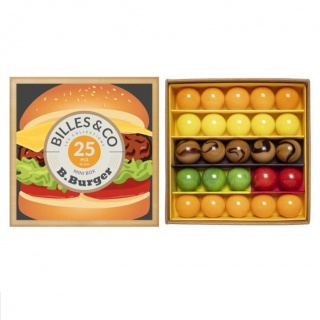 Szklane kulki Billes & Co - Hamburger 25 szt.