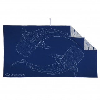 Ręcznik szybkoschnący SoftFibre Recycled Lifeventure - Whale Shark 150x90 cm
