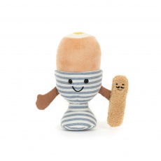 Pluszowe Wesołe Jajko na Miękko w Kieliszku Jellycat 16 cm