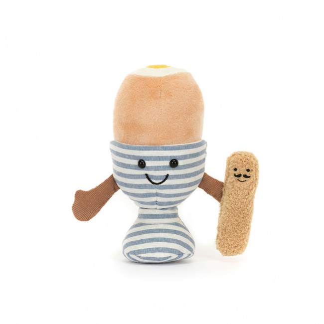 Pluszowe Wesołe Jajko na Miękko w Kieliszku Jellycat 16 cm
