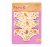 Zestaw 3 pieluszek dla lalek Pomea Djeco