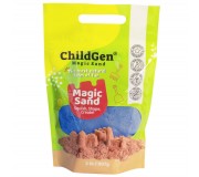 Piasek kinetyczny, 100% naturalny ChildGen - Niebieski 907g