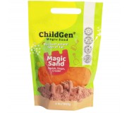 Piasek kinetyczny, 100% naturalny ChildGen - Pomarańczowy 907g
