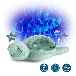 Projektor z pozytywką Tranquil Turtle™ Cloud B - Żółw podwodny zielony ECO