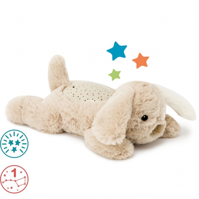 Pluszowy projektor dla dzieci Dream Buddies™ Cloud B - Piesek Patch