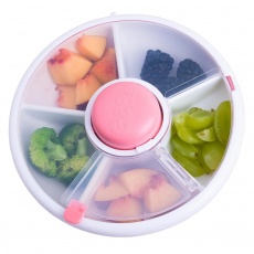 Pojemnik na przekąski Snack Spinner Gobe - Coral Pink