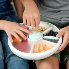 Duży pojemnik na przekąski Snack Spinner Gobe - Macaron Blue