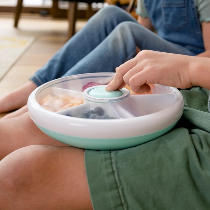 Duży pojemnik na przekąski Snack Spinner Gobe niebieski