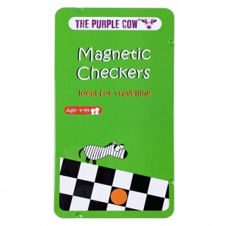 OUTLET Podróżna gra magnetyczna The Purple Cow - Warcaby