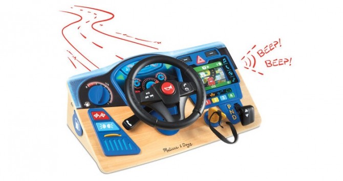 OUTLET Interaktywna kierownica Melissa & Doug - Vroom & Zoom
