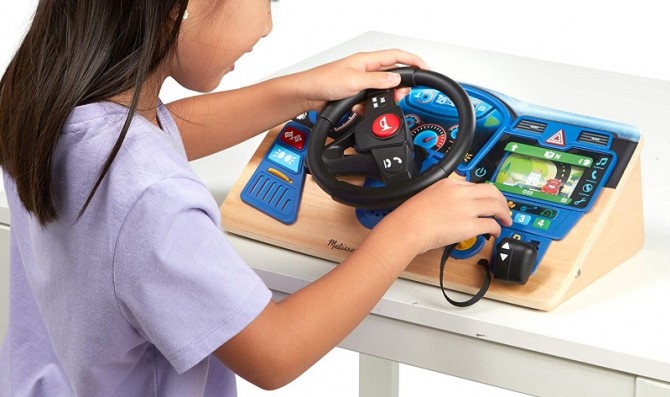 OUTLET Interaktywna kierownica Melissa & Doug - Vroom & Zoom