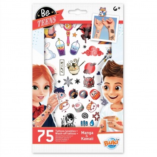 Tatuaże Buki - Manga Kawai 75 szt.